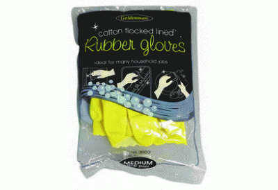 Goldenmarc Rubber Gloves Medium 2 Pairs per Pack